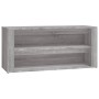 Plywood gray Sonoma shoe cabinet 100x35x45 cm by vidaXL, Shoe racks and shoe organizers - Ref: Foro24-816910, Price: 53,99 €,...