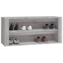 Mueble zapatero madera contrachapada gris Sonoma 100x35x45 cm de vidaXL, Zapateros y organizadores de calzado - Ref: Foro24-8...