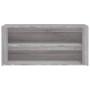 Mueble zapatero madera contrachapada gris Sonoma 100x35x45 cm de vidaXL, Zapateros y organizadores de calzado - Ref: Foro24-8...