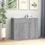 Gray Sonoma plywood sideboard 88x30x70 cm by vidaXL, Sideboards - Ref: Foro24-815367, Price: 87,60 €, Discount: %