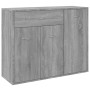 Gray Sonoma plywood sideboard 88x30x70 cm by vidaXL, Sideboards - Ref: Foro24-815367, Price: 87,60 €, Discount: %