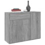 Gray Sonoma plywood sideboard 88x30x70 cm by vidaXL, Sideboards - Ref: Foro24-815367, Price: 87,60 €, Discount: %