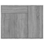 Gray Sonoma plywood sideboard 88x30x70 cm by vidaXL, Sideboards - Ref: Foro24-815367, Price: 87,60 €, Discount: %