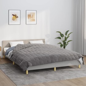 Weighted blanket, gray fabric, 220x235 cm, 11 kg by vidaXL, Blankets - Ref: Foro24-350782, Price: 64,66 €, Discount: %