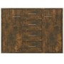 Smoked oak plywood sideboard 88x30x65 cm by vidaXL, Sideboards - Ref: Foro24-815369, Price: 87,69 €, Discount: %