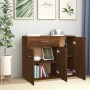 Brown oak plywood sideboard 88x30x70 cm by vidaXL, Sideboards - Ref: Foro24-815368, Price: 76,99 €, Discount: %