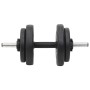 Barbell and dumbbell set with 90 kg of weights by vidaXL, free weight - Ref: Foro24-3145029, Price: 221,90 €, Discount: %