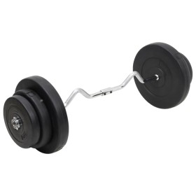 Kurzhantelcurl mit Scheiben 60 kg von vidaXL, freies Gewicht - Ref: Foro24-3145019, Preis: 134,99 €, Rabatt: %