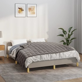 Weighted blanket gray fabric 138x200 cm 10 kg by vidaXL, Blankets - Ref: Foro24-350773, Price: 52,99 €, Discount: %