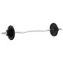 Dumbbell with discs 90 kg cast iron and chrome steel by vidaXL, free weight - Ref: Foro24-3145039, Price: 359,94 €, Discount: %