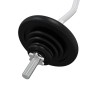 Dumbbell with discs 90 kg cast iron and chrome steel by vidaXL, free weight - Ref: Foro24-3145039, Price: 359,94 €, Discount: %