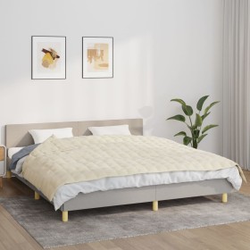 Weighted blanket in light cream fabric, 155x220 cm, 7 kg. by vidaXL, Blankets - Ref: Foro24-350812, Price: 51,64 €, Discount: %