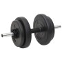 Juego de barras y mancuernas con discos 90 kg de vidaXL, Peso libre - Ref: Foro24-3145030, Precio: 241,81 €, Descuento: %