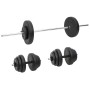 Set of bars and dumbbells with plates 60 kg by vidaXL, free weight - Ref: Foro24-3145024, Price: 142,08 €, Discount: %