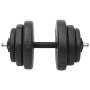 Juego de barras y mancuernas con discos 60 kg de vidaXL, Peso libre - Ref: Foro24-3145024, Precio: 133,72 €, Descuento: %