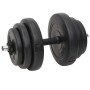 Juego de barras y mancuernas con discos 60 kg de vidaXL, Peso libre - Ref: Foro24-3145024, Precio: 133,72 €, Descuento: %