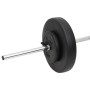 Juego de barras y mancuernas con discos 60 kg de vidaXL, Peso libre - Ref: Foro24-3145024, Precio: 133,72 €, Descuento: %