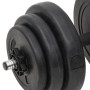 Juego de barras y mancuernas con discos 60 kg de vidaXL, Peso libre - Ref: Foro24-3145024, Precio: 133,72 €, Descuento: %