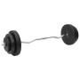 Juego de barras y mancuernas con discos 60 kg de vidaXL, Peso libre - Ref: Foro24-3145025, Precio: 145,28 €, Descuento: %