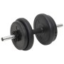 Juego de barras y mancuernas con discos 60 kg de vidaXL, Peso libre - Ref: Foro24-3145025, Precio: 145,28 €, Descuento: %