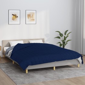 Weighted blanket blue fabric 200x225 cm 9 kg by vidaXL, Blankets - Ref: Foro24-350744, Price: 73,92 €, Discount: %