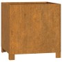 Planter with rusty Corten steel legs 42x40x43 cm by vidaXL, Pots and planters - Ref: Foro24-823680, Price: 54,99 €, Discount: %