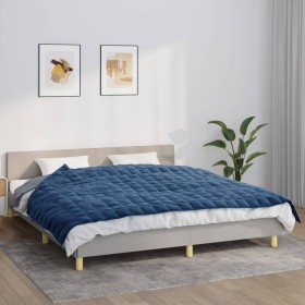 Weighted blanket blue fabric 155x220 cm 11 kg by vidaXL, Blankets - Ref: Foro24-350795, Price: 57,51 €, Discount: %