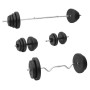 Set aus Stangen und Hanteln mit Platten 120 kg von vidaXL, freies Gewicht - Ref: Foro24-3145032, Preis: 353,59 €, Rabatt: %