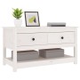 Mesa de centro de madera maciza de pino blanca 102x49x55 cm de vidaXL, Mesas de centro - Ref: Foro24-820922, Precio: 138,99 €...