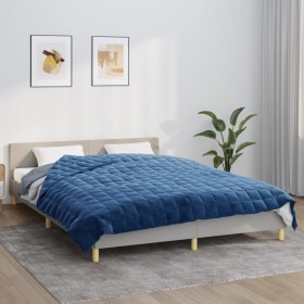 Weighted blanket, blue fabric, 220x235 cm, 11 kg by vidaXL, Blankets - Ref: Foro24-350800, Price: 64,99 €, Discount: %