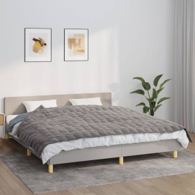 Gray fabric weighted blanket 155x220 cm 7 kg by vidaXL, Blankets - Ref: Foro24-350776, Price: 51,99 €, Discount: %