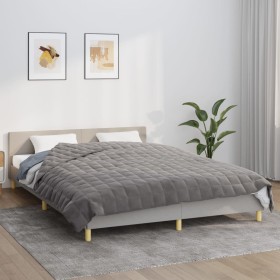 Weighted blanket, gray fabric, 200x225 cm, 9 kg by vidaXL, Blankets - Ref: Foro24-350780, Price: 60,03 €, Discount: %