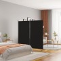 Biombo divisor de 2 paneles de tela negro 175x180 cm de vidaXL, Divisores de ambientes - Ref: Foro24-350261, Precio: 42,76 €,...