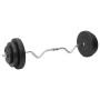 Juego de barras y mancuernas con discos 60 kg de vidaXL, Peso libre - Ref: Foro24-3145026, Precio: 156,70 €, Descuento: %