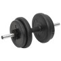 Juego de barras y mancuernas con discos 60 kg de vidaXL, Peso libre - Ref: Foro24-3145026, Precio: 156,70 €, Descuento: %