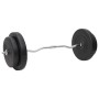 Juego de barras y mancuernas con discos 120 kg de vidaXL, Peso libre - Ref: Foro24-3145031, Precio: 345,55 €, Descuento: %