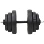 Juego de barras y mancuernas con discos 120 kg de vidaXL, Peso libre - Ref: Foro24-3145031, Precio: 345,55 €, Descuento: %