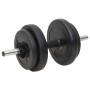 Juego de barras y mancuernas con discos 120 kg de vidaXL, Peso libre - Ref: Foro24-3145031, Precio: 345,55 €, Descuento: %