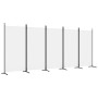 5-panel white fabric room divider screen 433x180 cm by vidaXL, Room dividers - Ref: Foro24-350266, Price: 57,95 €, Discount: %