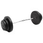 Mancuerna curl con discos 60 kg de vidaXL, Peso libre - Ref: Foro24-3145018, Precio: 149,21 €, Descuento: %