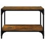 TV stand made of smoked oak plywood and steel, measuring 60x33x41 cm. by vidaXL, TV Furniture - Ref: Foro24-819319, Price: 36...