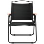 Camping chairs 2 pcs black Oxford fabric 54x55x78 cm by vidaXL, Garden chairs - Ref: Foro24-319485, Price: 92,14 €, Discount: %