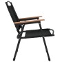 Camping chairs 2 pcs black Oxford fabric 54x55x78 cm by vidaXL, Garden chairs - Ref: Foro24-319485, Price: 92,14 €, Discount: %