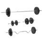 Set aus Stangen und Hanteln mit Platten 60 kg von vidaXL, freies Gewicht - Ref: Foro24-3145028, Preis: 175,90 €, Rabatt: %