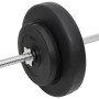 Set of bars and dumbbells with plates 60 kg by vidaXL, free weight - Ref: Foro24-3145028, Price: 168,99 €, Discount: %