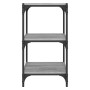 Plywood and gray Sonoma steel shelf 40x33x70.5 cm by vidaXL, Bookcases and shelves - Ref: Foro24-819310, Price: 37,21 €, Disc...