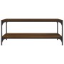 Mesa de centro madera contrachapada roble marrón 80x50x40 cm de vidaXL, Mesas de centro - Ref: Foro24-819371, Precio: 43,25 €...