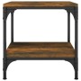 Mesa auxiliar madera contrachapada roble ahumado 40x40x40 cm de vidaXL, Mesas de centro - Ref: Foro24-819381, Precio: 38,54 €...