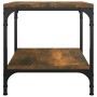 Smoked oak plywood side table 40x40x40 cm by vidaXL, Coffee table - Ref: Foro24-819381, Price: 38,54 €, Discount: %