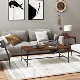 Oak brown plywood coffee table 100x50x35 cm by vidaXL, Coffee table - Ref: Foro24-819391, Price: 44,99 €, Discount: %